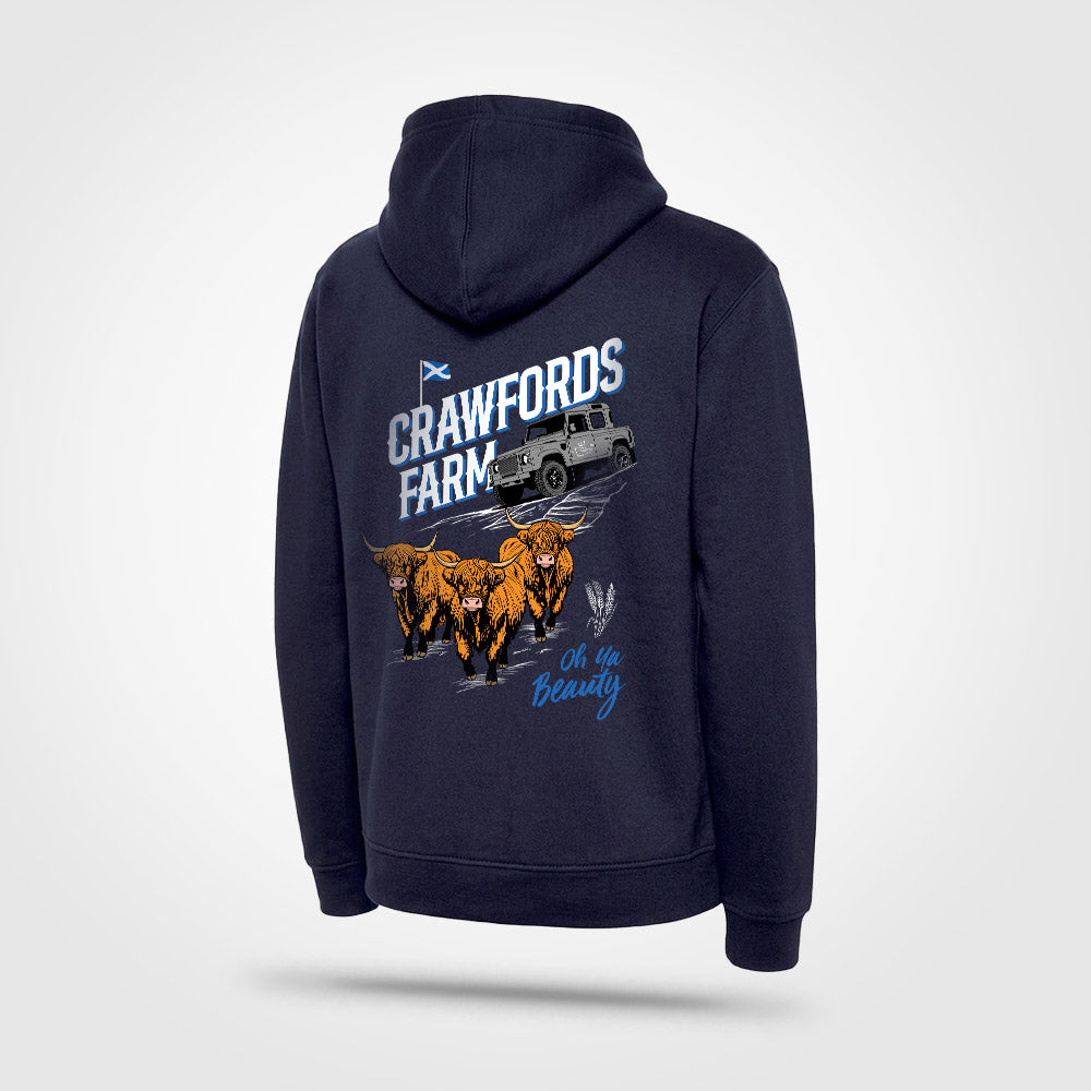 CrawfordFarm Kids Print Hoodie