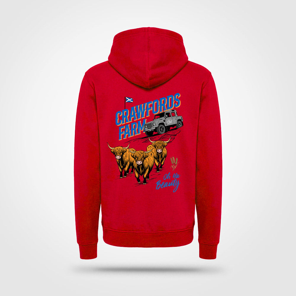 CrawfordFarm Kids Print Hoodie