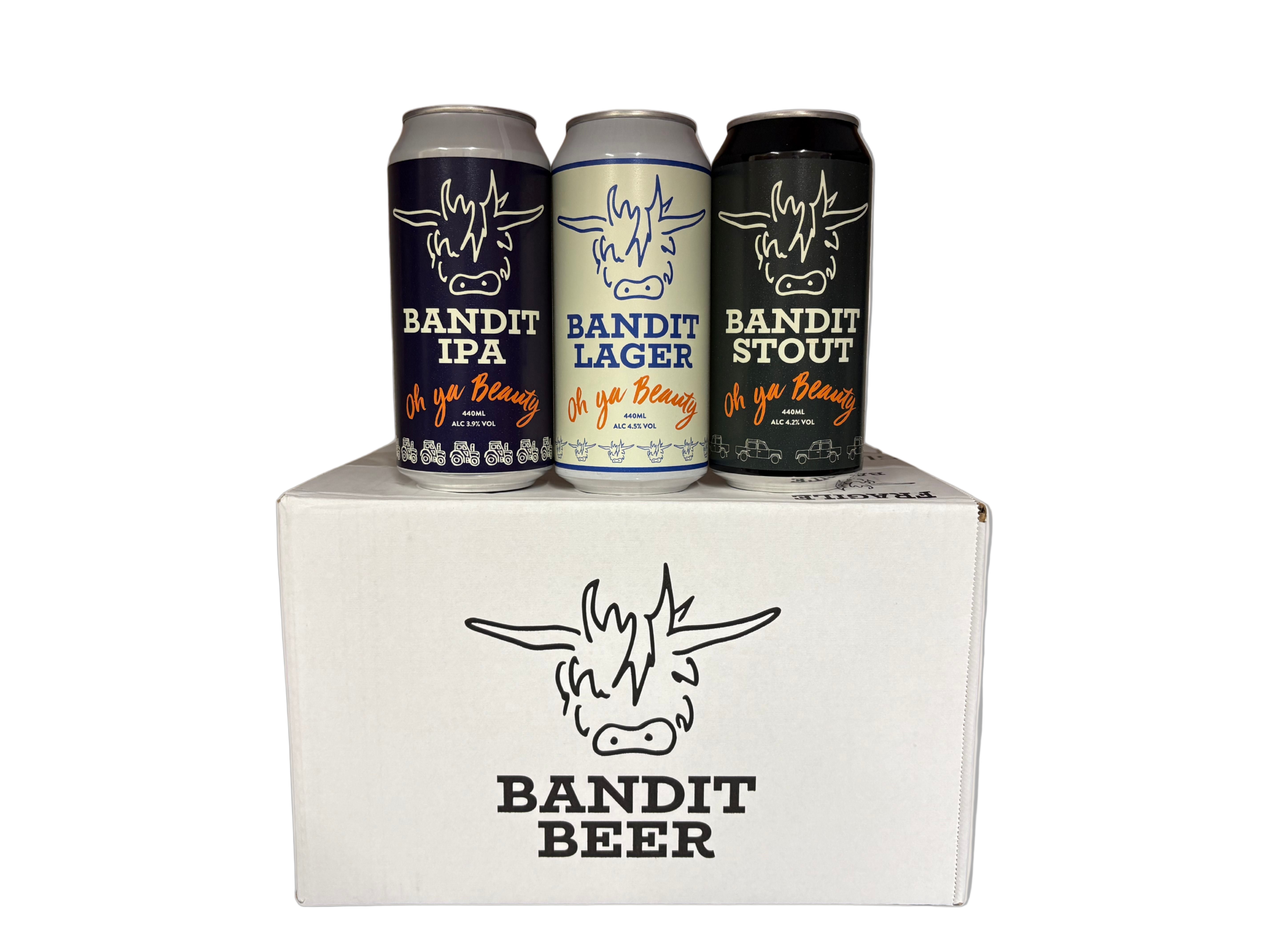 Crawford Farm Mixed Bandit Beer 12x440ml