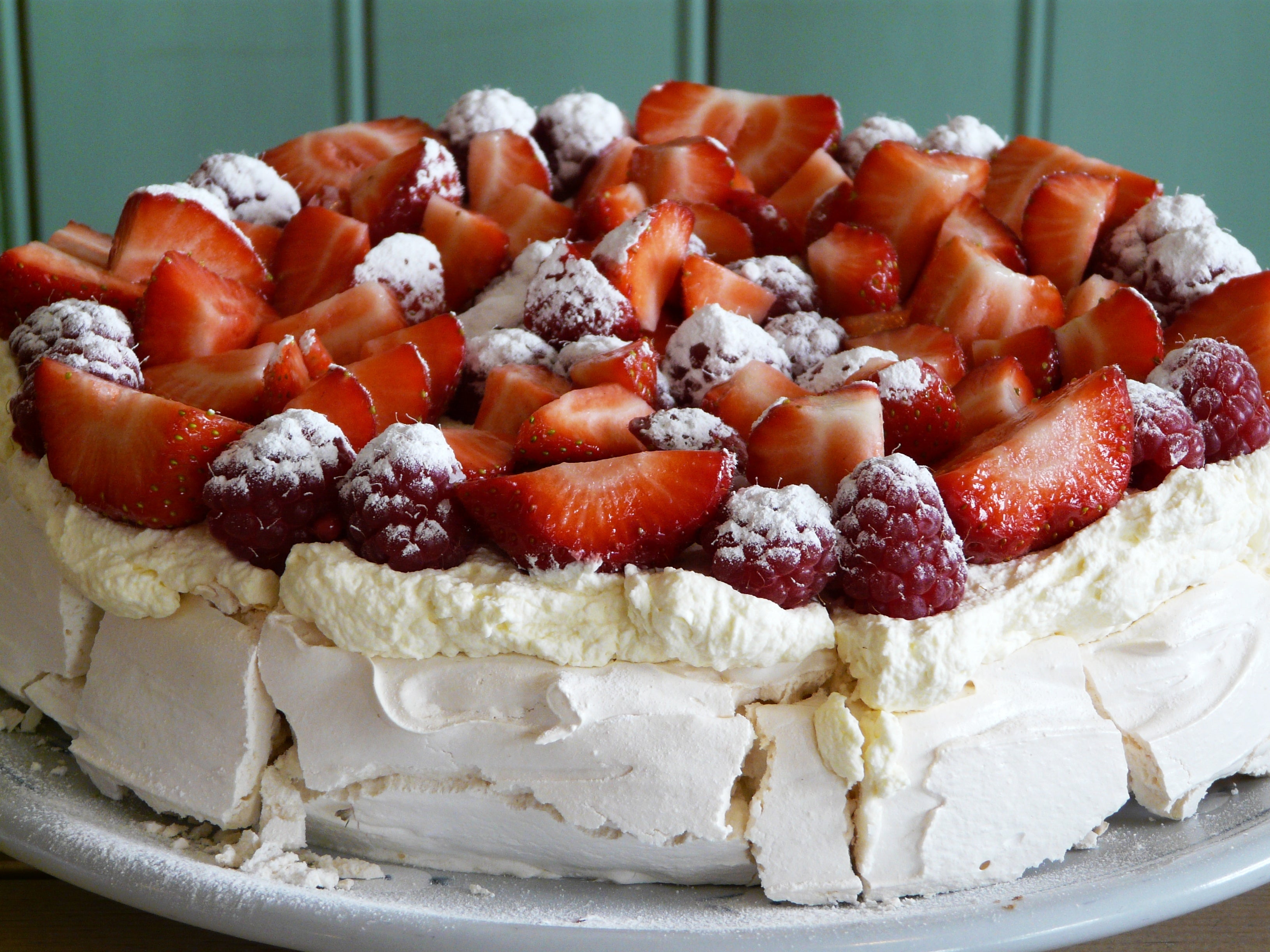 Strawberry & Raspberry Pavlova