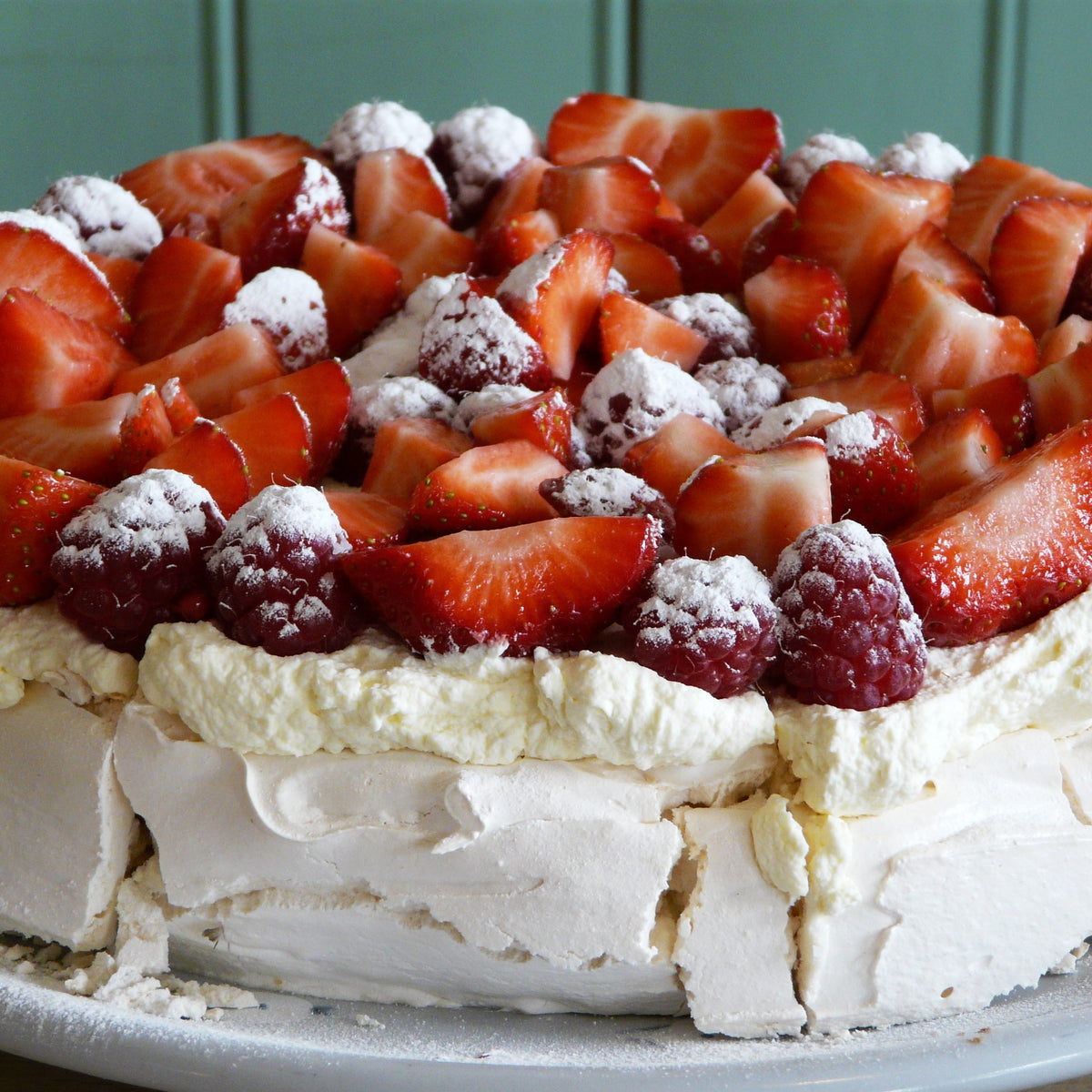 Strawberry & Raspberry Pavlova
