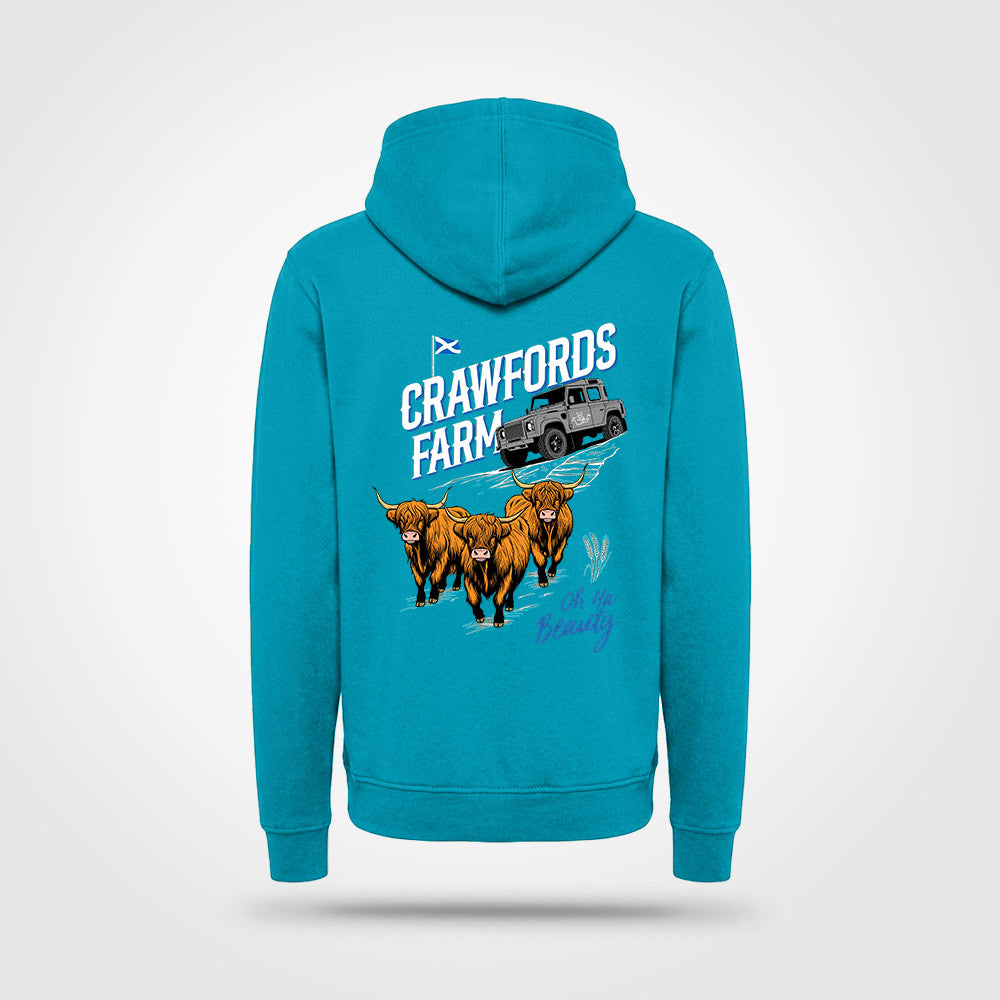 CrawfordFarm Kids Print Hoodie