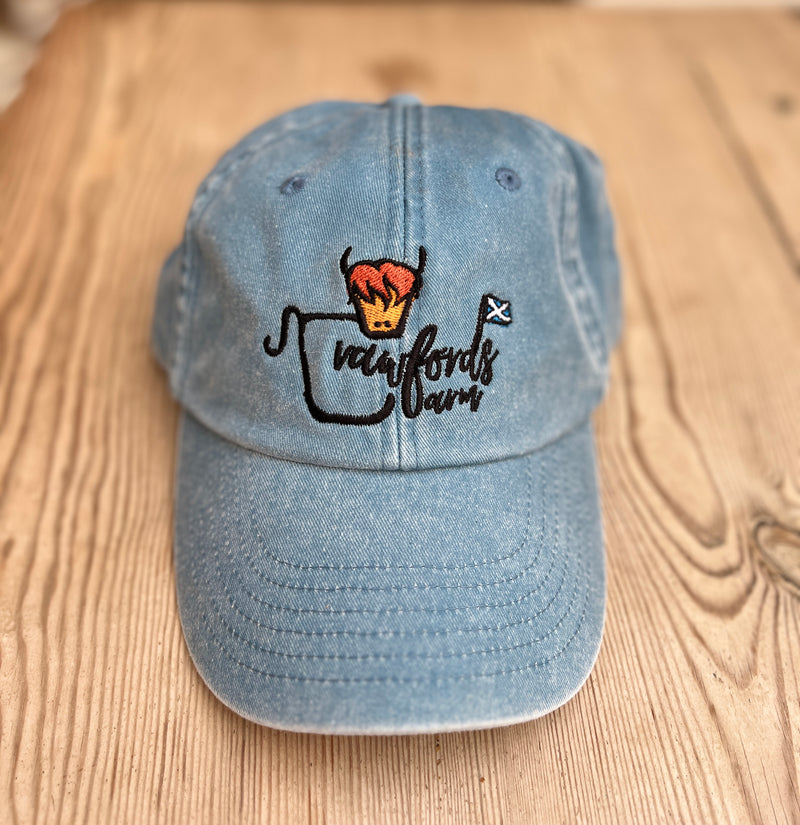 CrawfordsFarm Denim Hat - Scotland Flag