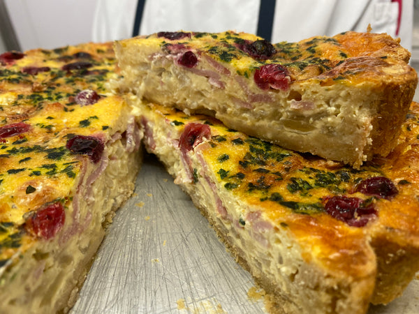 Bacon, Brie & Cranberry Tart (10)
