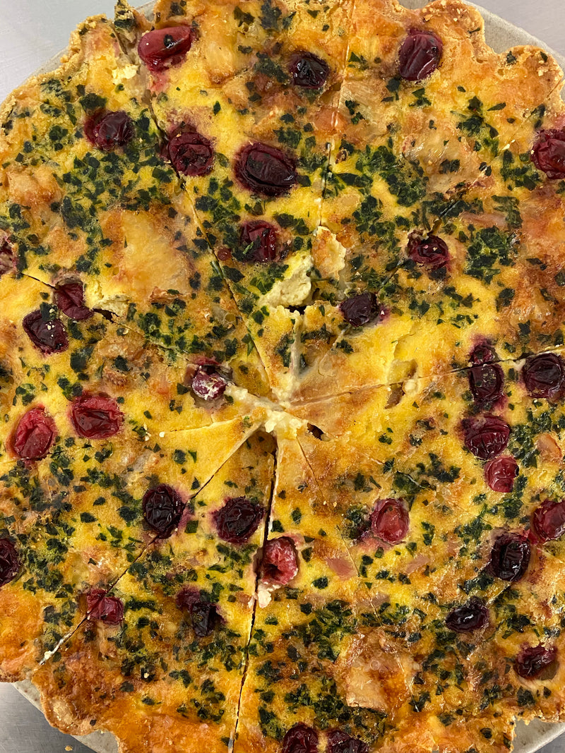 Bacon, Brie & Cranberry Tart (10)