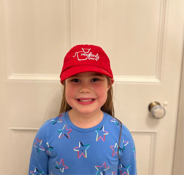 CrawfordsFarm Kids Red Cap