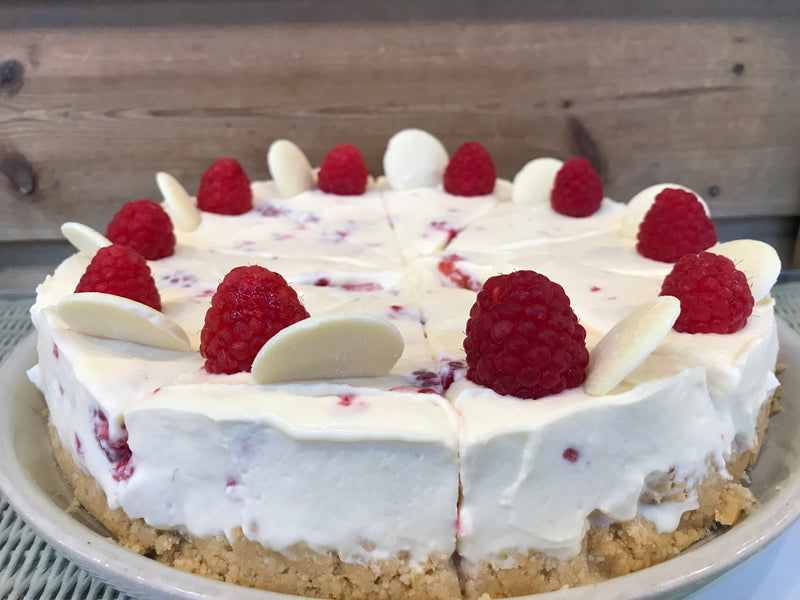 Raspberry & White Chocolate Cheesecake (10)